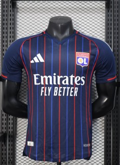 25-26 Lyon Away Player Version Soccer Jersey