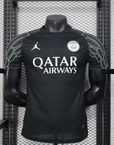 25-26 PSG Black Goalkeeper Player Version Soccer Jersey