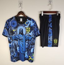 25-26 Brazil High Quality Kids Training Short Suit 25-26 Brazil High Quality Kids Training Short Suit