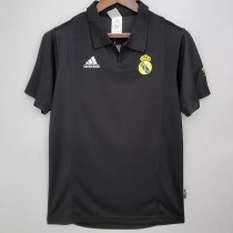 2002 RMA Centenary Away Black Retro Soccer Jersey 2002 RMA Centenary Away Black Retro Soccer Jersey