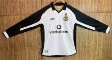 2001-2002 Man Utd 100th Centenary Long sleeves Retro Soccer Jersey