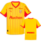 25-26 RC Lens Home Fans Soccer Jersey (全广告)