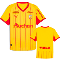 25-26 RC Lens Home Fans Soccer Jersey (全广告) 25-26 RC Lens Home Fans Soccer Jersey (全广告)
