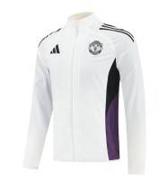 25-26 Man Utd White Windbreaker 25-26 Man Utd White Windbreaker