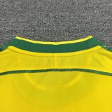 2002 Brazil Home Retro Adult Suit