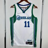 KNICKS IRVING #11 White 75th Anniversary City Edition Top Quality Hot Pressing NBA Jersey