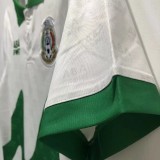 1995 Mexico Away White Retro Soccer Jersey