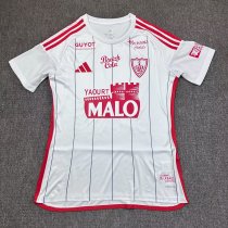 25-26 Stade Brestois Away Fans Soccer Jersey