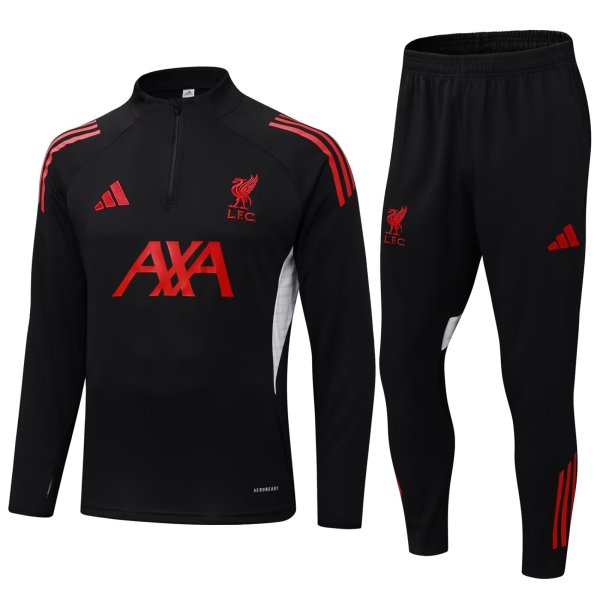 25-26 Liverpool High Quality Half Pull Tracksuit