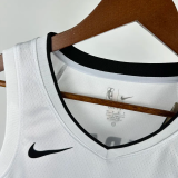 24-25 Nuggets JOKIC #15 White City Edition Top Quality Hot Pressing NBA