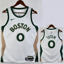 23-24 CELTICS TATUM #0 White City Edition Home Top Quality Hot Pressing NBA Jersey 23-24 CELTICS TATUM #0 White City Edition Home Top Quality Hot Pressing NBA Jersey