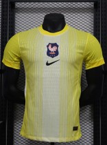25-26 France Yellow Special Edition Player Version Soccer Jersey