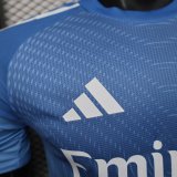 25-26 RMA Blue GoalKeeper Player Version Soccer Jersey