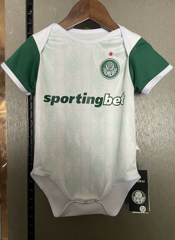 25-26 Palmeiras Away Baby Infant Crawl Suit