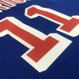 WARRIORS THOMPSON #11 Blue 75th Anniversary Retro NBA Jersey