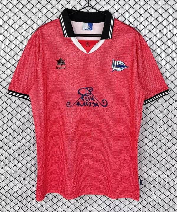 2000-2001 Alaves Away Retro Soccer Jersey