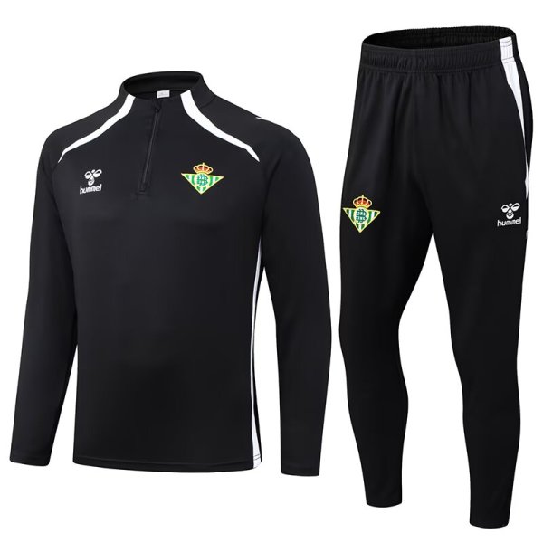 25-26 Real Betis High Quality Half Pull Tracksuit