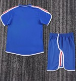 2000 France Home Retro Kids Soccer Jersey