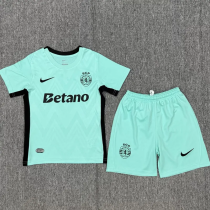 25-26 Sporting Lisbon Fourth Kids Soccer Jersey 1:1 Thai Quality 25-26 Sporting Lisbon Fourth Kids Soccer Jersey 1:1 Thai Quality