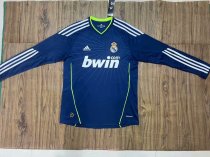2010-2011 RMA Away Long Sleeve Retro Soccer Jersey