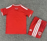 2026 Wales Home Kids Soccer Jersey