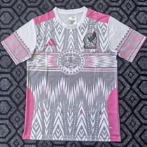 25-26 Mexico Pink Grey Special Edition Training Shirts 25-26 Mexico Pink Grey Special Edition Training Shirts