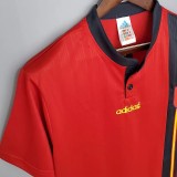1996 Spain Home Retro Soccer Jersey