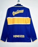 1996-1997 Boca Juniors Home Long Sleeve Retro Soccer Jersey
