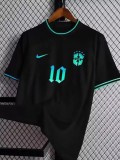 22-23 Brazil Concept Edition Black Fans Training Soccer Jersey