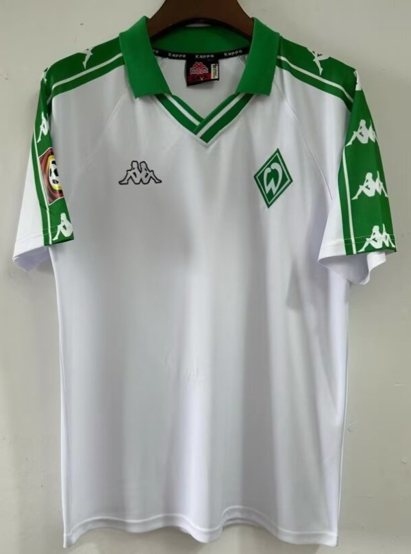 2001 Werder Bremen Away Retro Soccer Jersey