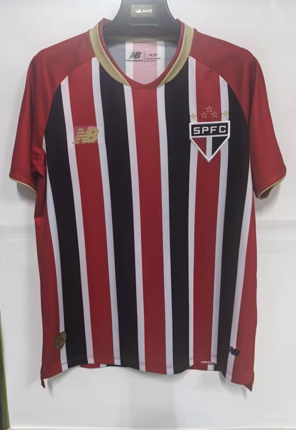 25-26 Sao Paulo Away Fans Soccer Jersey*空白版