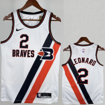 2019-20 Clippers LEONARD #2 White City Edition Top Quality Hot Pressing NBA Jersey 2019-20 Clippers LEONARD #2 White City Edition Top Quality Hot Pressing NBA Jersey
