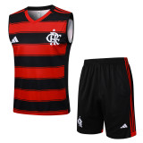 25-26 Flamengo High Quality Tank Top And Shorts Suit