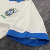 2019-2020 Brazil White Away Retro Soccer Jersey