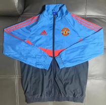 25-26 Man Utd Blue black Windbreaker 25-26 Man Utd Blue black Windbreaker