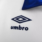 1994 Rangers Away White Retro Soccer Jersey