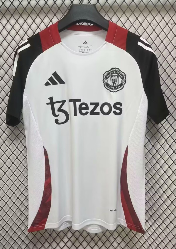 25-26 Man Utd White Special Edition Fans Soccer Jersey