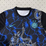 25-26 INT Black Blue Training shirts (蛇)