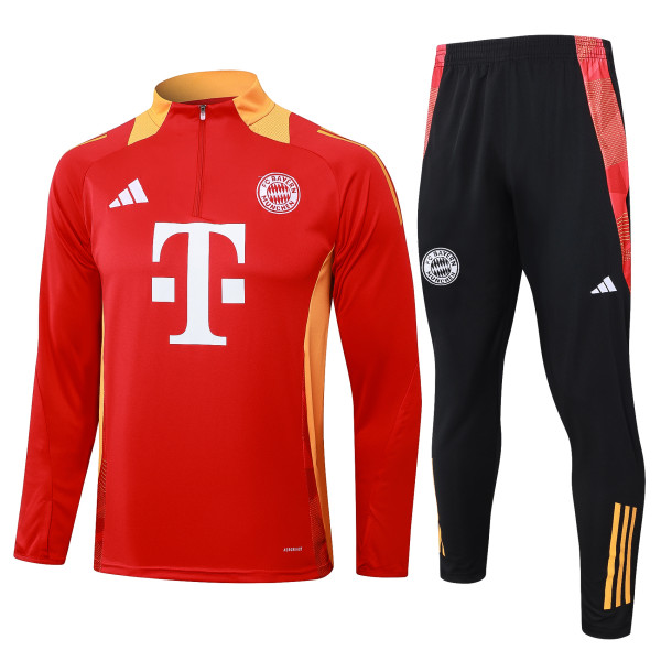 24-25 Bayern High Quality Half Pull Tracksuit