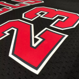 1998 BULLS JORDAN #23 Black Retro Top Quality Hot Pressing NBA Jersey