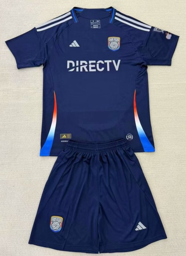 25-26 San Diego FC Home Fans Kids Soccer Jersey