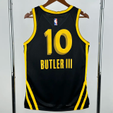 23-24 WARRIORS BUTLERIII #10 Black City Edition Top Quality Hot Pressing NBA Jersey (V领)