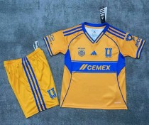 25-26 Tigres UANL Home Fans Kids Soccer Jersey 25-26 Tigres UANL Home Fans Kids Soccer Jersey