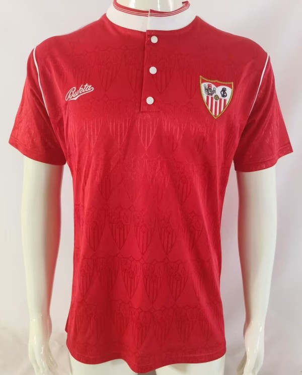 1991-1992 Sevilla Away Retro Soccer Jersey