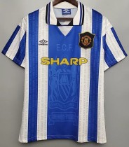 1994-1996 Man Utd Third Blue Retro Soccer Jersey 1994-1996 Man Utd Third Blue Retro Soccer Jersey
