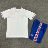 1982 England Home Kids Retro Soccer Jersey