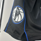 23-24 Dallas Mavericks Black City Edition Top Quality NBA Pants