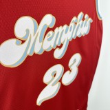 24-25 Grizzlies ROSE #23 Red City Edition Top Quality Hot Pressing NBA Jersey