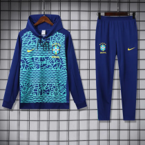 25-26 Brazil Royal blue Hoodie Tracksuit (卫衣套装) 25-26 Brazil Royal blue Hoodie Tracksuit (卫衣套装)
