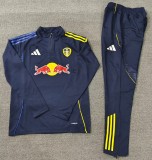 25-26 Leeds United High Quality Half Pull Tracksuit